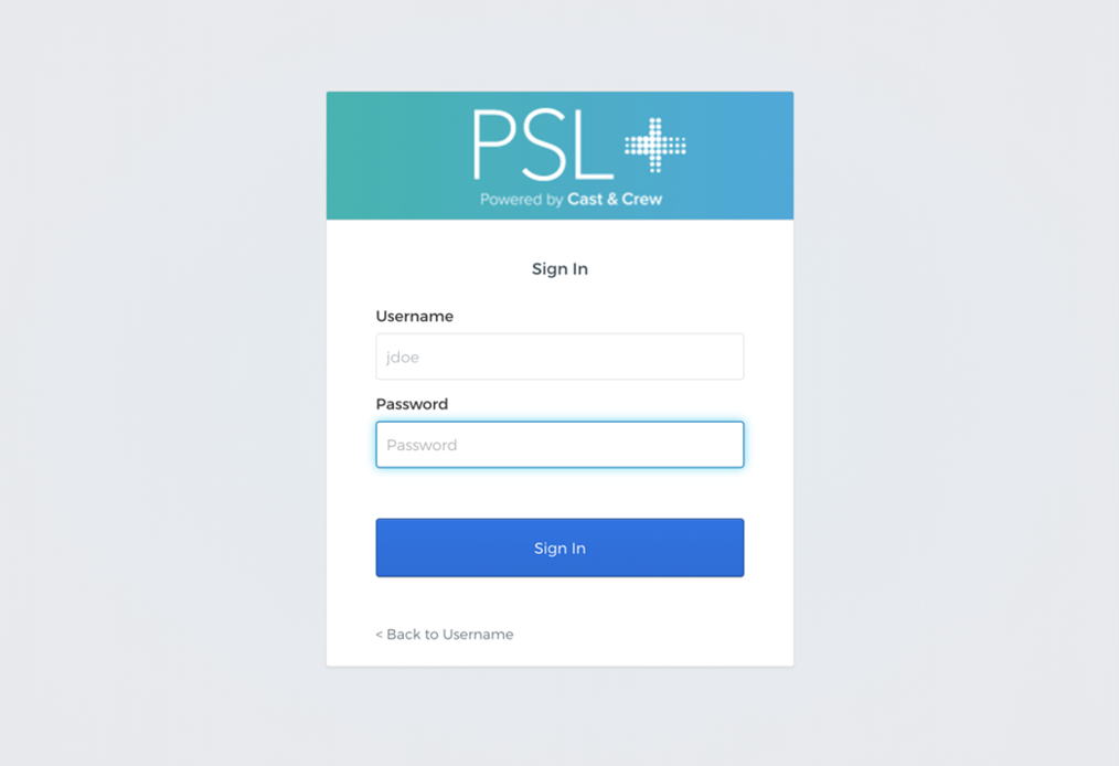 PSL+ Login Instructions